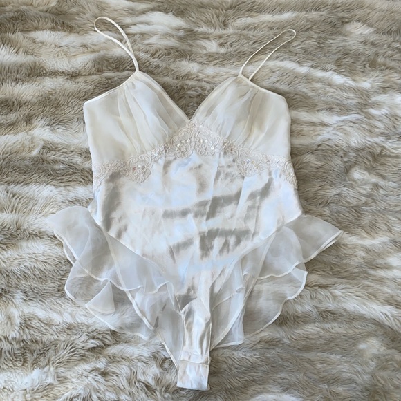 Victoria's Secret Other - Vintage Victoria’s Secret Silk Teddy